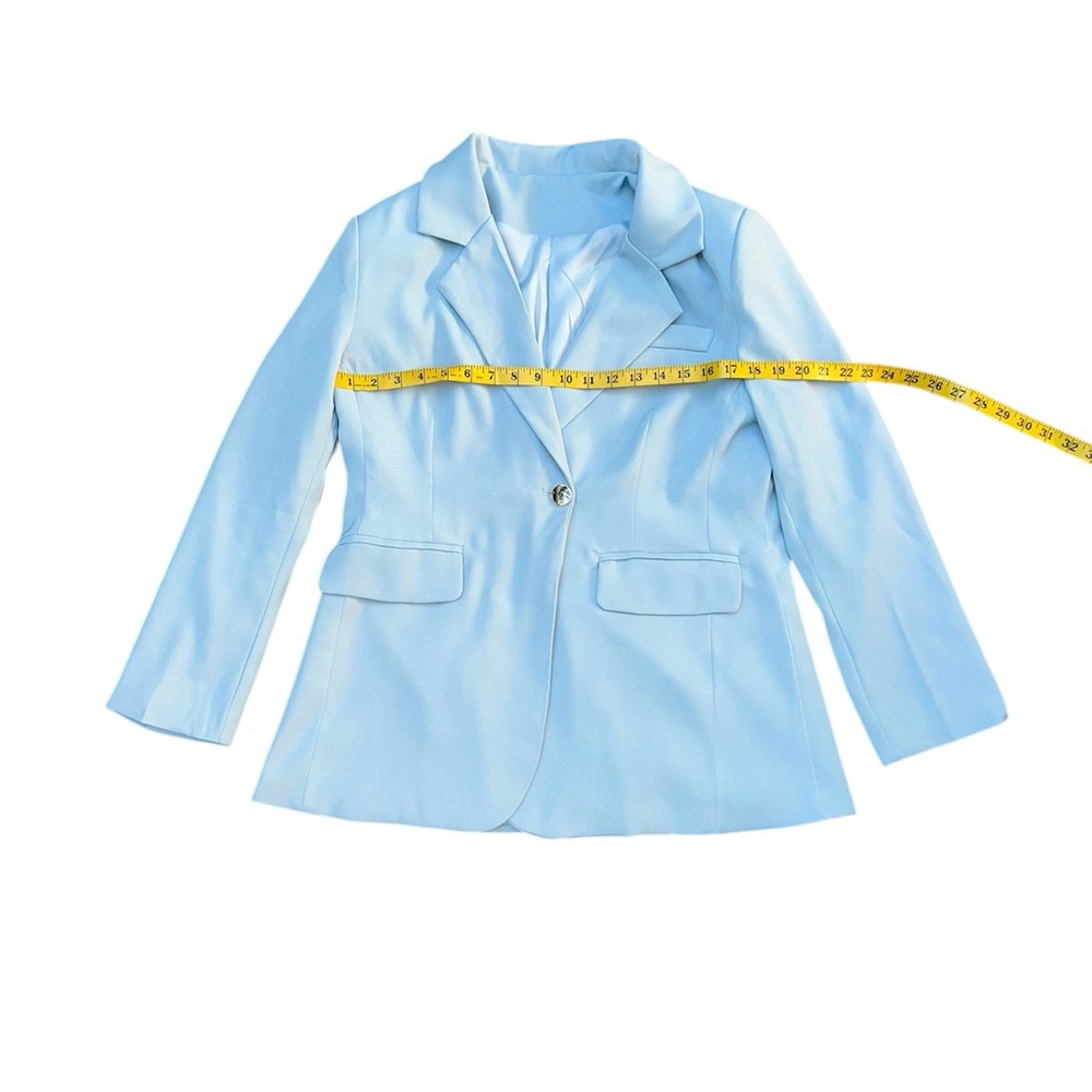 Chic Sky Blue Women's Pantsuit - Picture 6 of 11